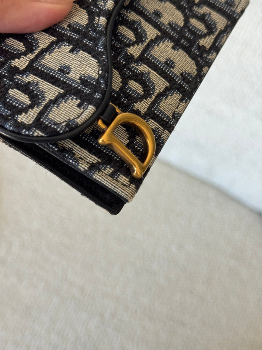 Dior Saddle Card Wallet