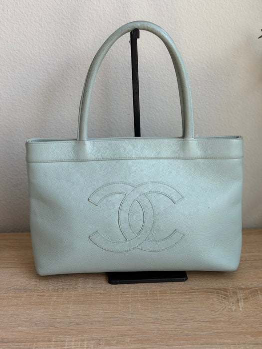 Chanel Timeless CC ice Blue Tote