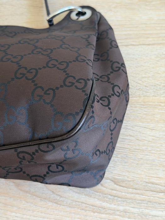 Gucci Tom Ford GG Nylon Leather Shoulder