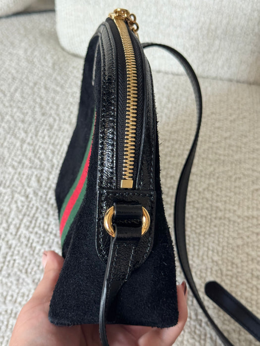 Gucci Web Dome Crossbody