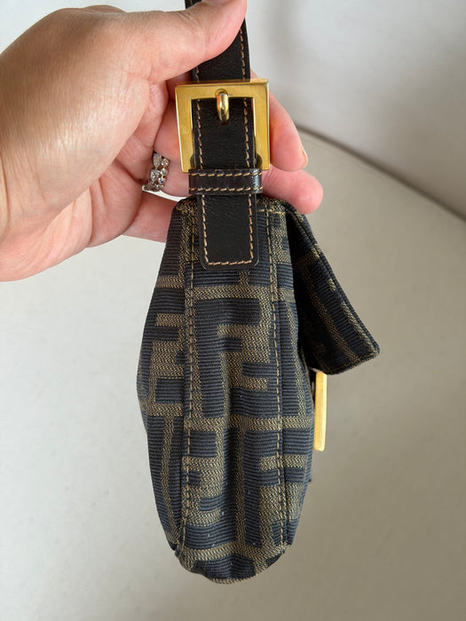 Fendi Zucca Baguette GHW
