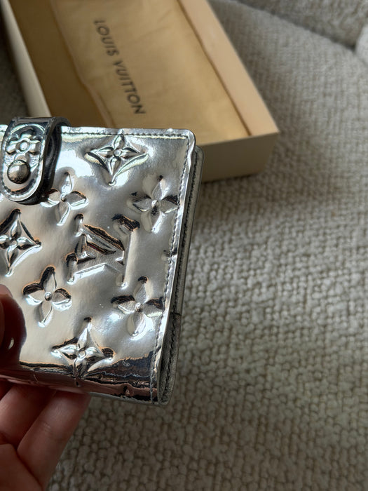 Louis Vuitton Vernis Metalic SIlver PM Agenda: New Full Set