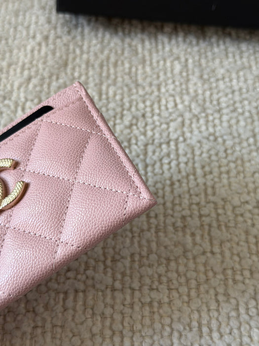 Chanel CC Caviar Card Holder: Full set