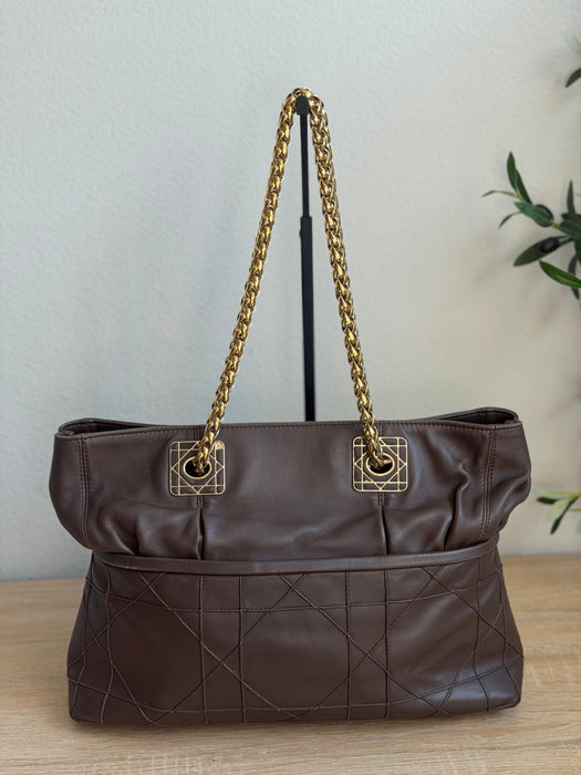 Dior Cannage Granville Chain Link Tote