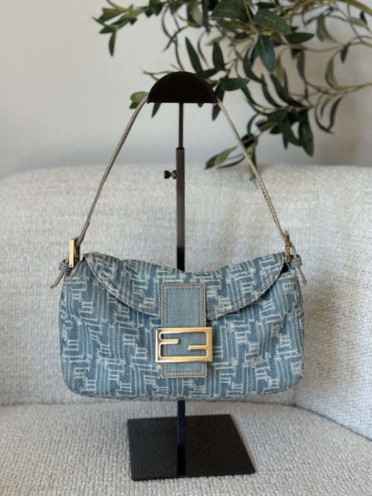 Fendi Denim Mama Baguette