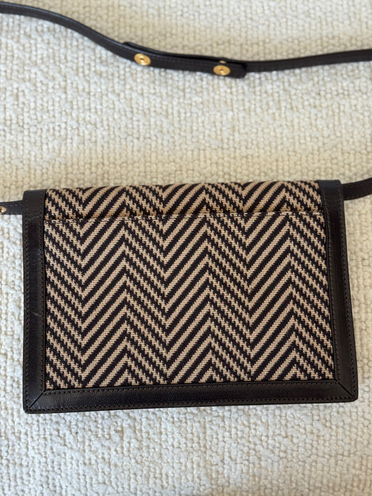 Celine Triomphe Herringbone Tweed