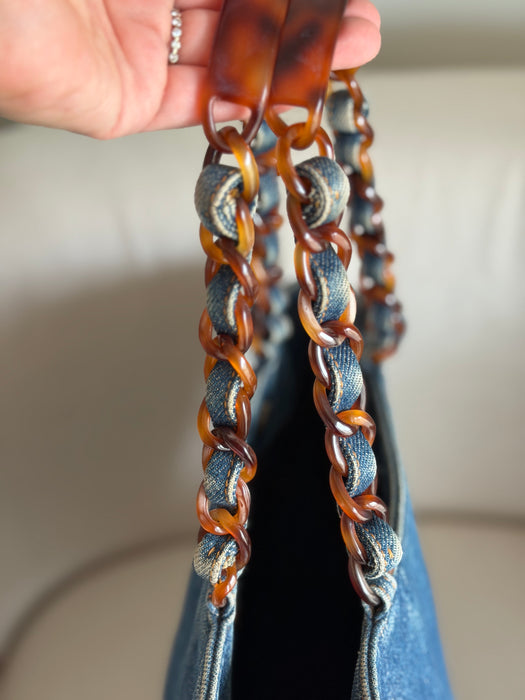 Chanel Cocomark Denim Tote