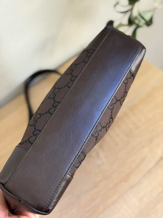 Gucci Choclate Brown GG Shoulder