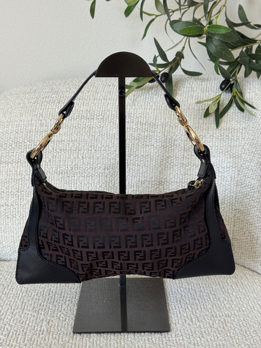 Fendi Zucchino Cuoio Chef Pocket Shoulder
