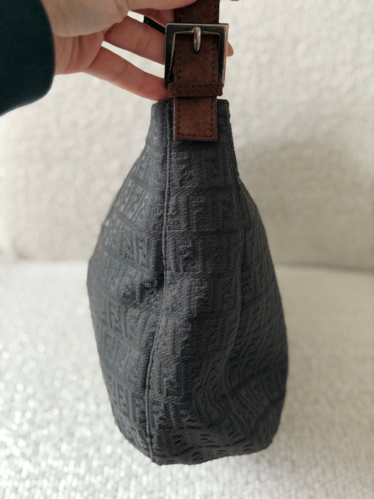 Fendi Zucchino Hobo Baguette