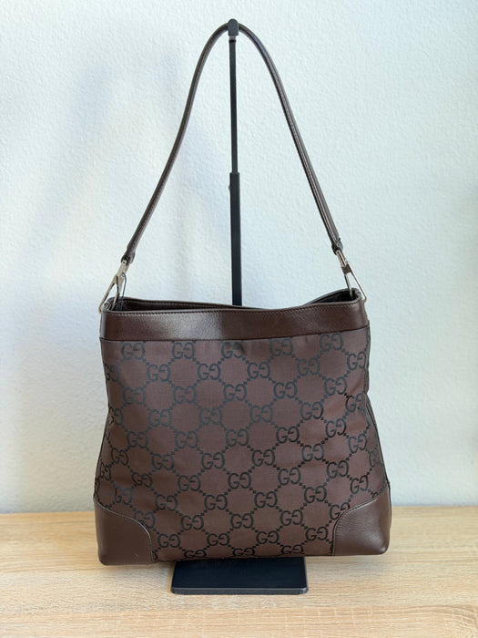 Gucci Choclate Brown GG Shoulder