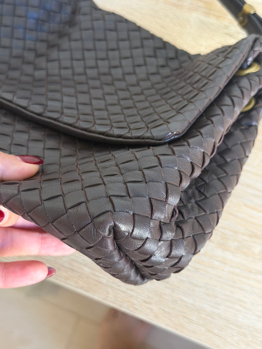 Bottega veneta intrecciato Brown Shoulder Bag