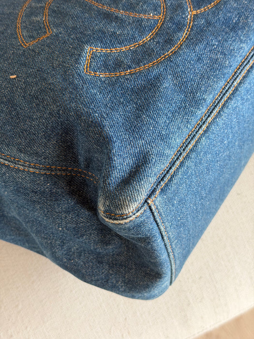 Chanel Cocomark Denim Tote