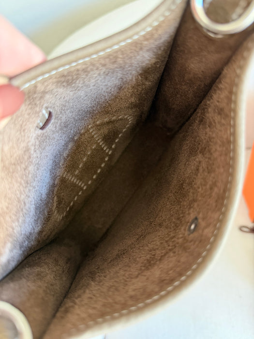 Hermes Taurillon Clemence Evelyne TPM Etoupe - NEW