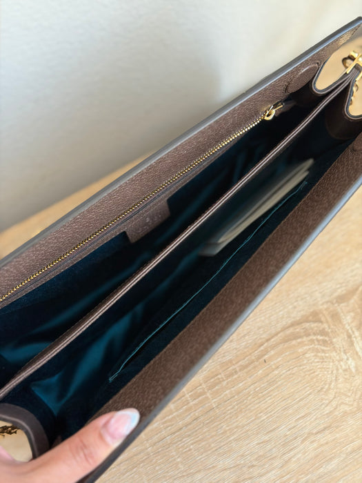 Gucci GG Renew Supreme Clutch Chain Shoulder