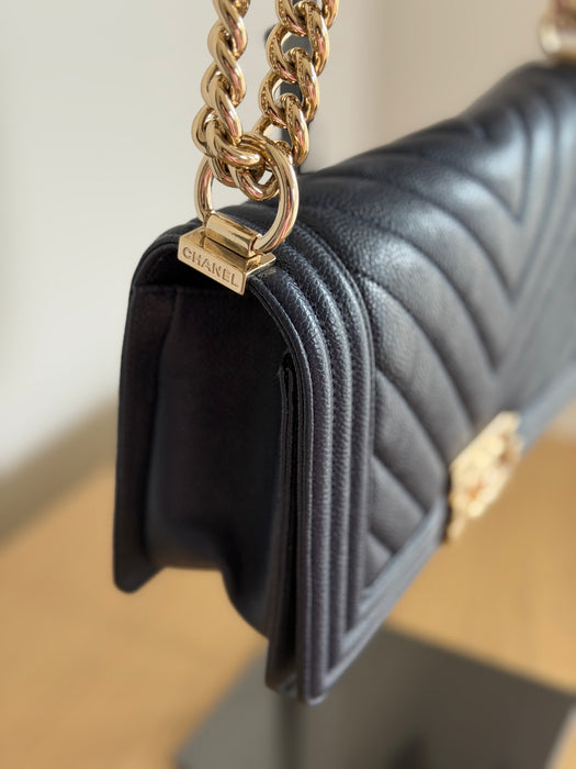 Chanel Caviar Boy Old Medium