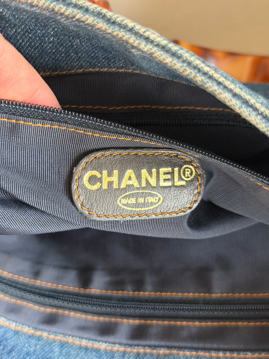 Chanel Cocomark Denim Tote