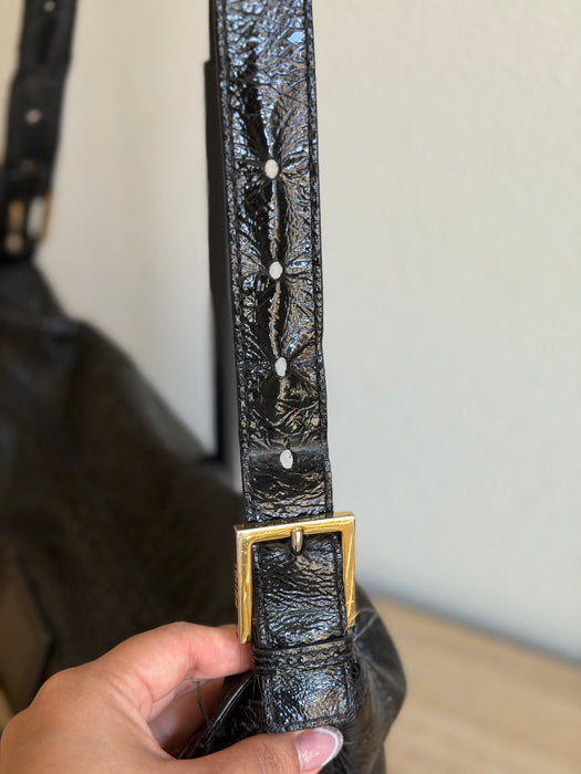 Fendi Maxi Patent Baguette