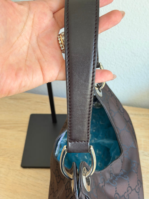 Gucci Tom Ford GG Nylon Leather Shoulder