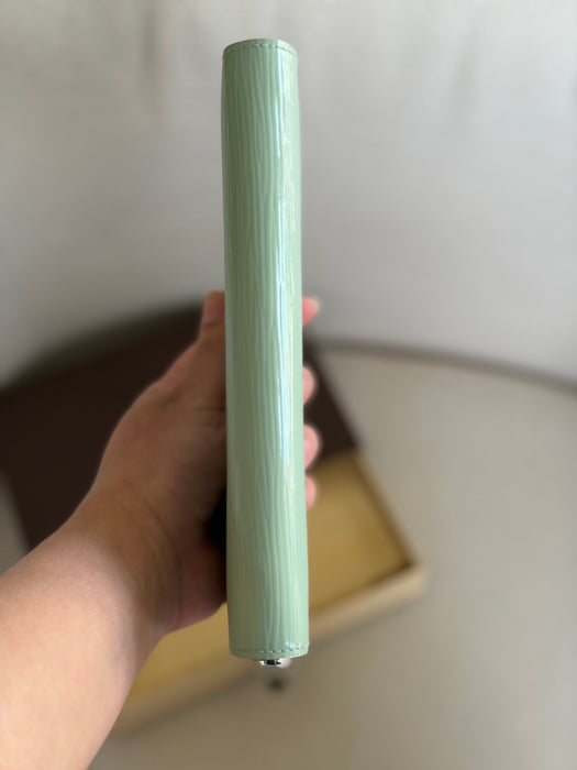 Louis Vuitton Sea-foam Green Epi Wallet: Full Set