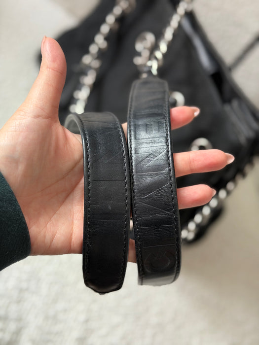 Chanel Chevron V Stitch CC Tote
