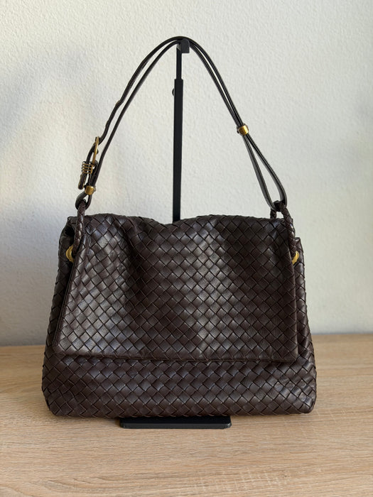 Bottega veneta intrecciato Brown Shoulder Bag