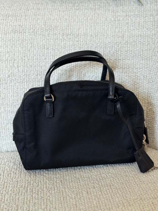 Prada Tessuto Beaded Heart Mini Bauletto