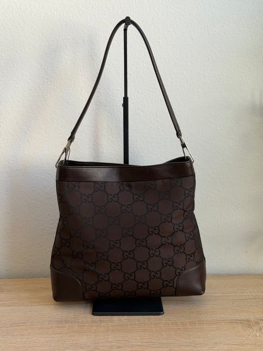 Gucci Choclate Brown GG Shoulder