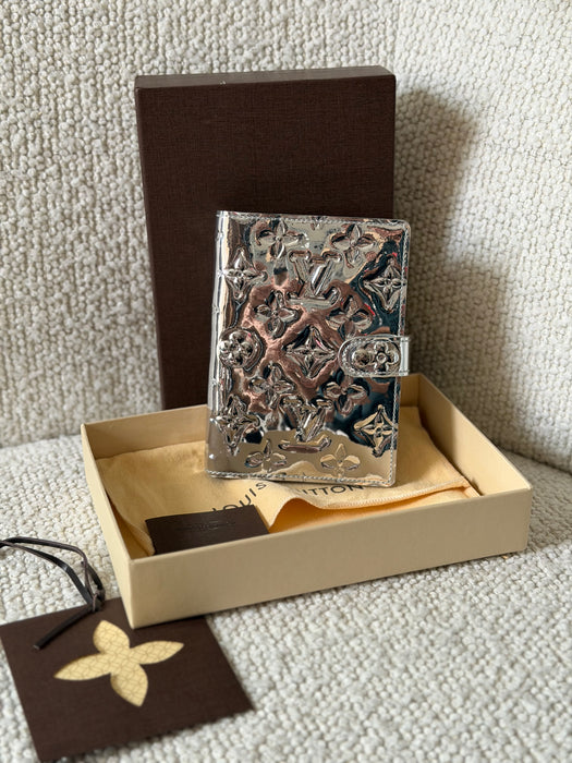 Louis Vuitton Vernis Metalic SIlver PM Agenda: New Full Set