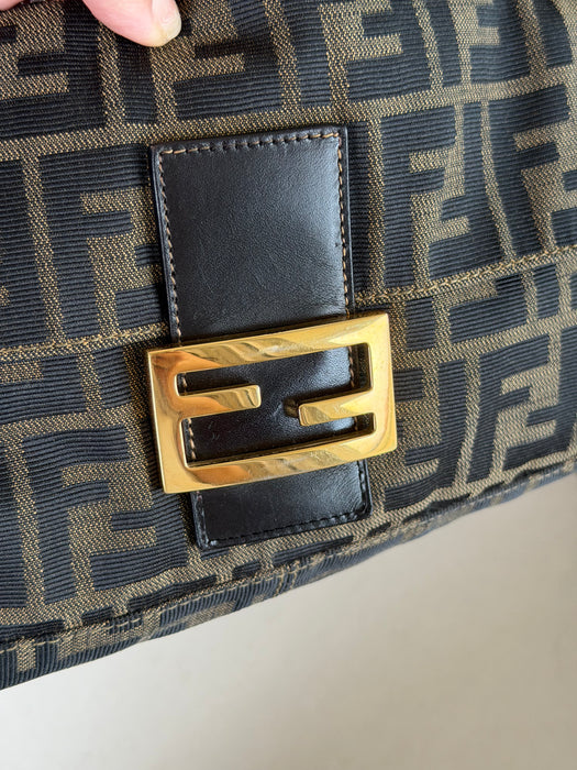 Fendi Zucca Baguette GHW