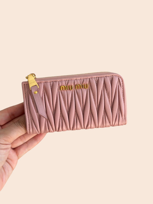 Miu Miu zipped card case - Full set