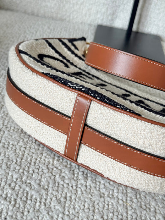 Celine Textile Medium Ava Shoulder Bag