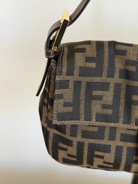 Fendi Zucca Baguette GHW