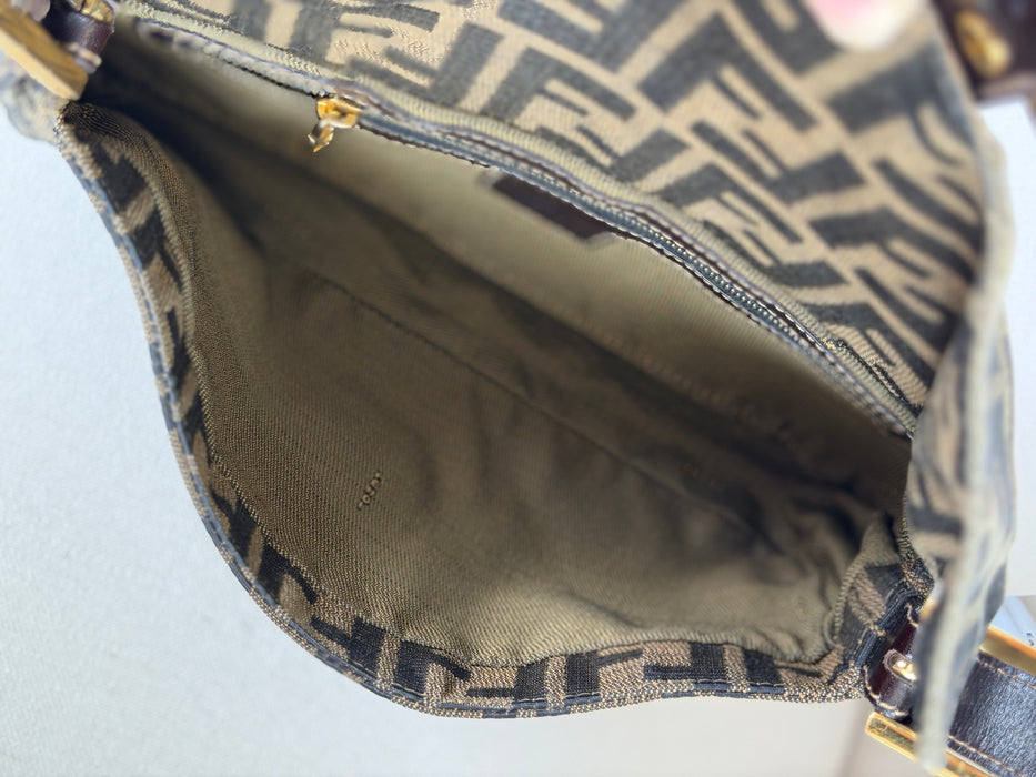 Fendi Zucca Baguette GHW