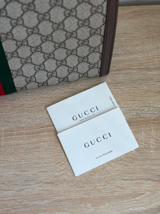 Gucci GG Renew Supreme Clutch Chain Shoulder