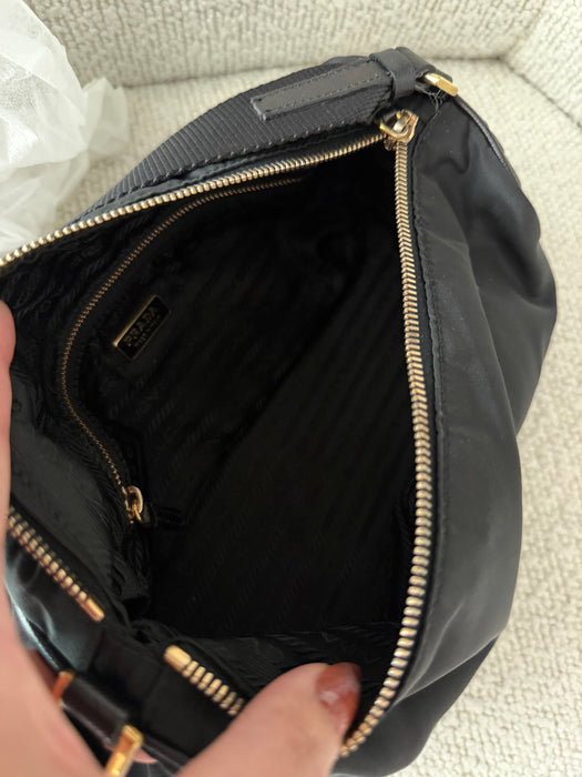 Prada Tessuto Barrel Shoulder GHW