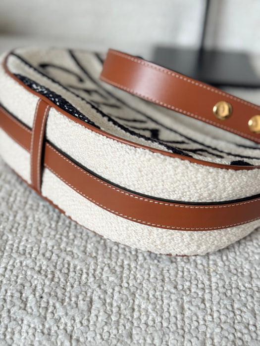 Celine Textile Medium Ava Shoulder Bag