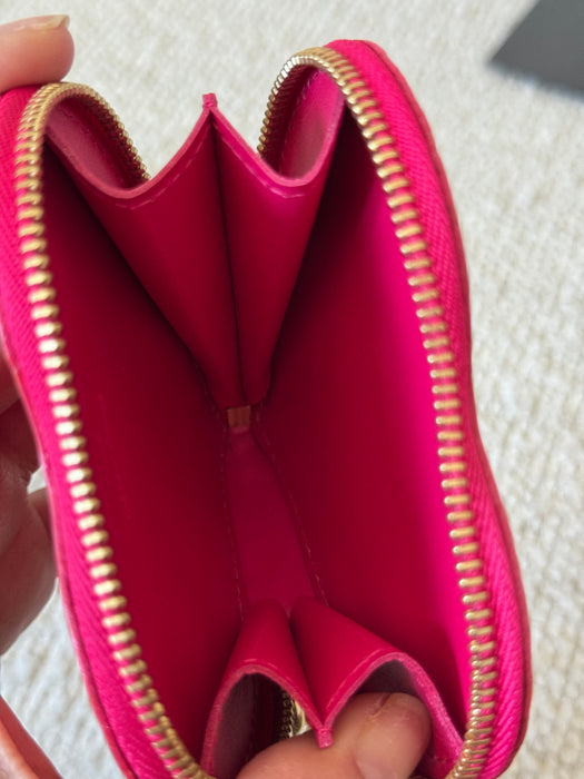 Louis Vuitton Heart Charm Coin Zip Pouch