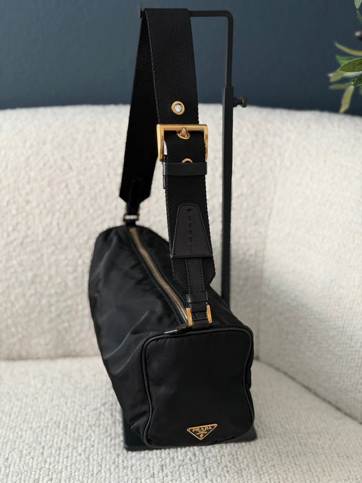 Prada Tessuto Barrel Shoulder GHW
