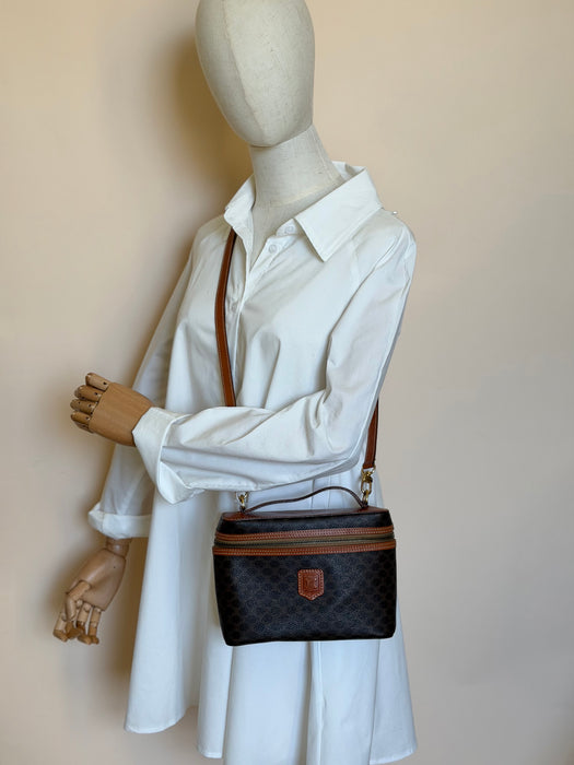 Celine Triomphe Vanity Top Handle Bag