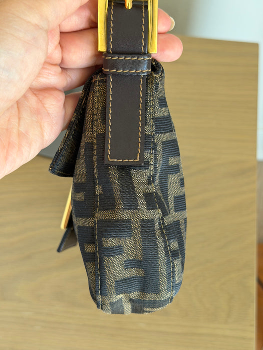 Fendi Zucca Baguette GHW