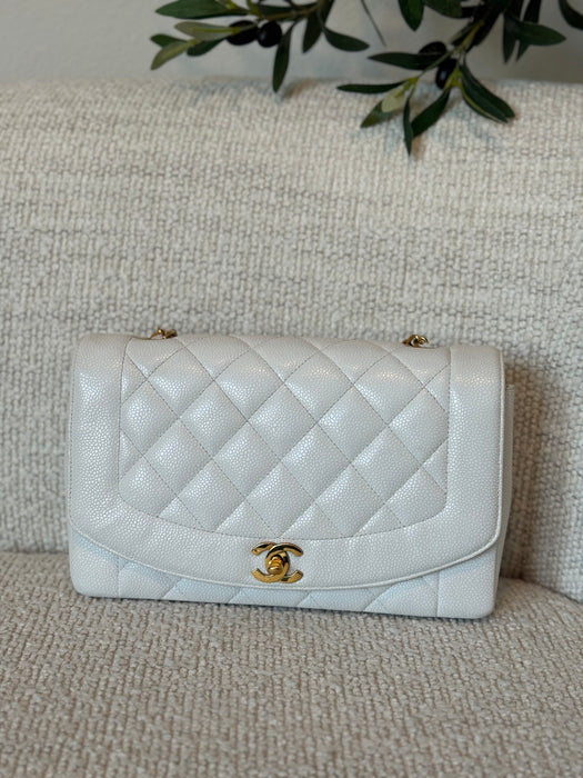 Chanel Caviar Diana Medium