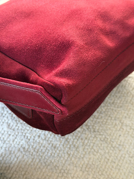 Loewe Suede Anagram Crossbody