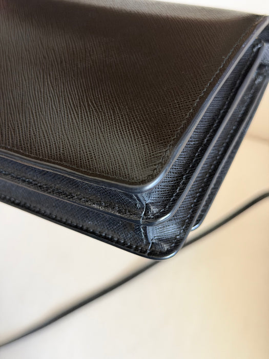 Prada Saffiano Bow Wallet on Chain