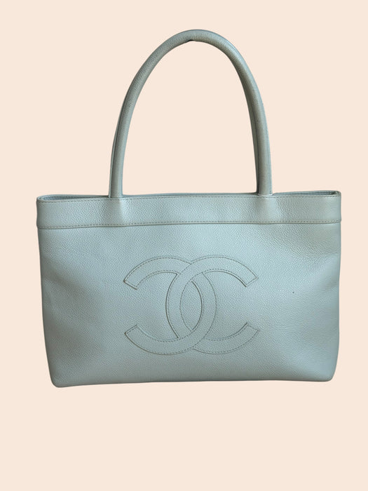 Chanel Timeless CC ice Blue Tote