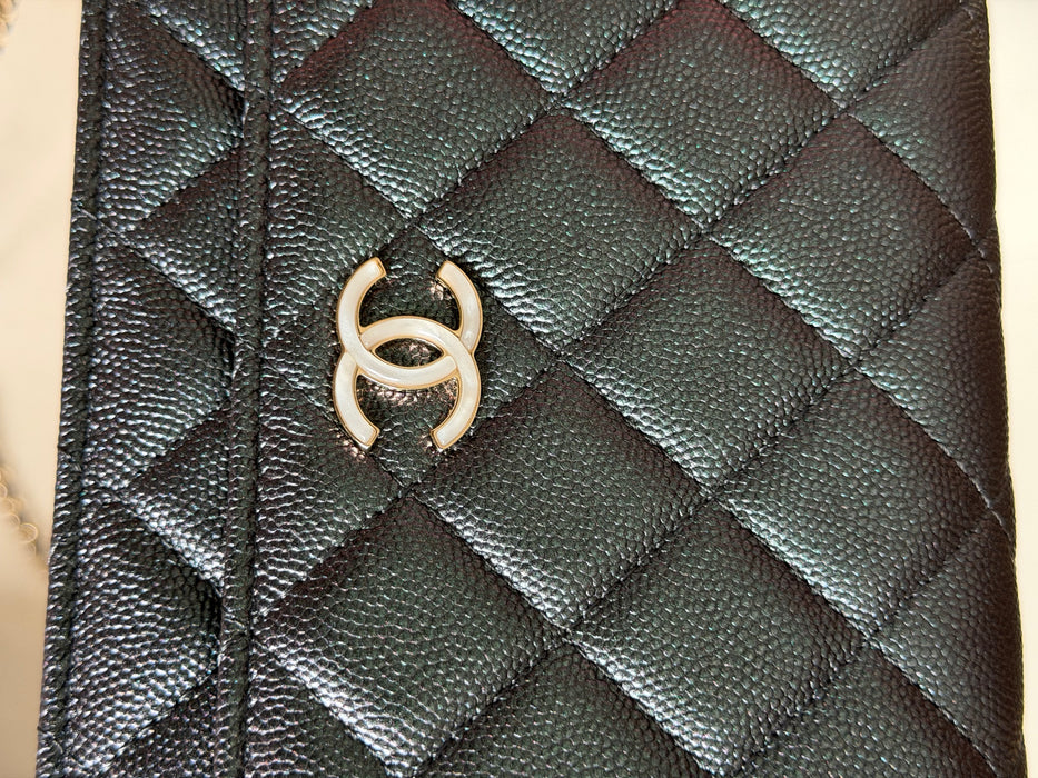 Chanel Wallet On Chain Iridescent caviar