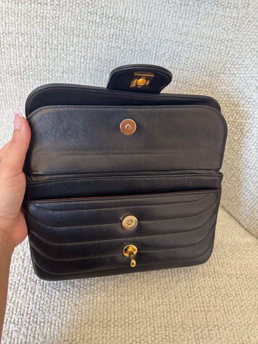 Chanel vertical mademoiselle double flap