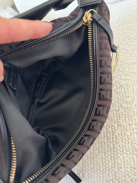 Fendi Zucchino Cuoio Chef Pocket Shoulder