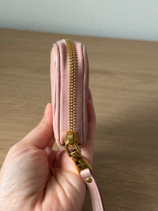Miu Miu Matelasse Nappa Compact Wallet