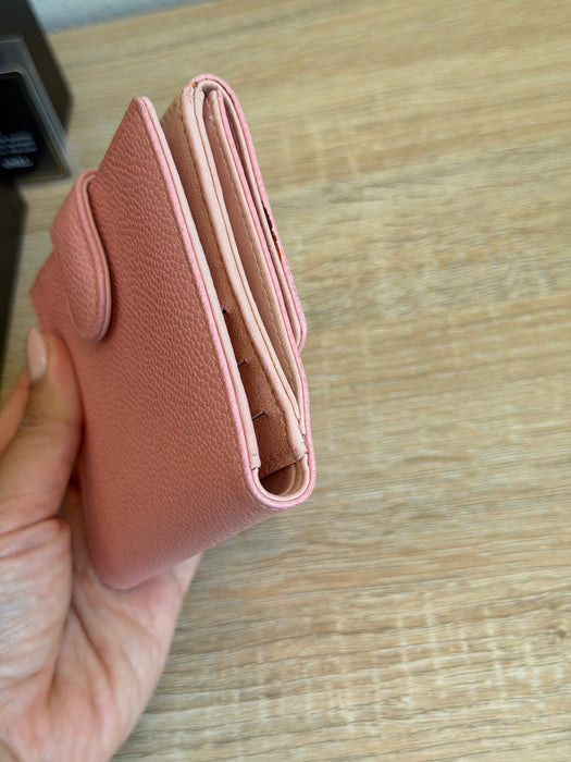 Chanel Pink Caviar Timeless CC Compact Wallet